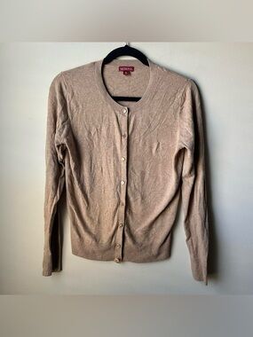 Merona Classic cotton cardigan sweater CapsuleWardrobe NeutralAesthetic Medium